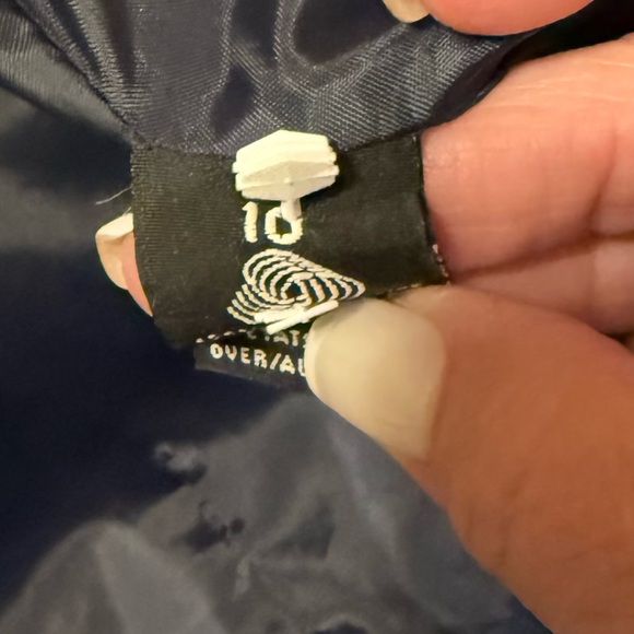 Vintage Herbert Grossman Navy with gold buttons size 10 - Picture 8 of 9